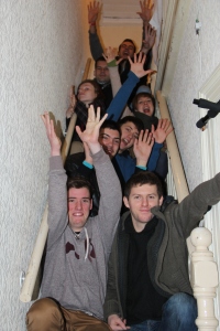 Couchsurfing is like sitting on the stairs, pretending you´re on a rollercoaster ride